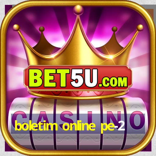 boletim online pe